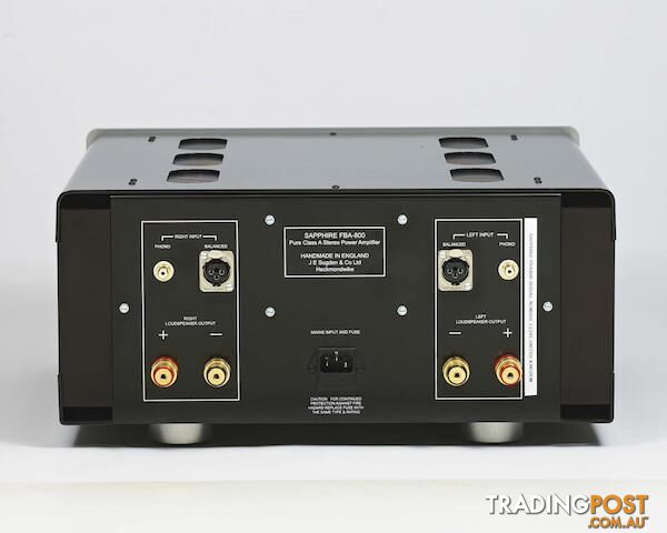 Sugden Sapphire FBA-800 Stereo Power Amplifier - photo 3 of 3