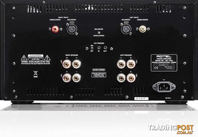 Rotel RB-1590 Stereo Power Amplifier - photo 3 of 7