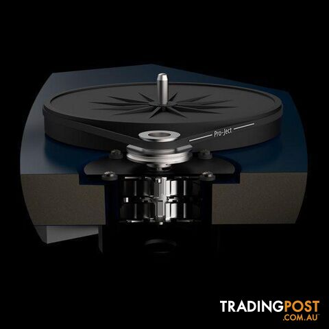 Pro-Ject Debut Carbon EVO Acryl Turntable (Satin Golden Yellow) with Ortofon 2M Red Cartridge - photo 4 of 14