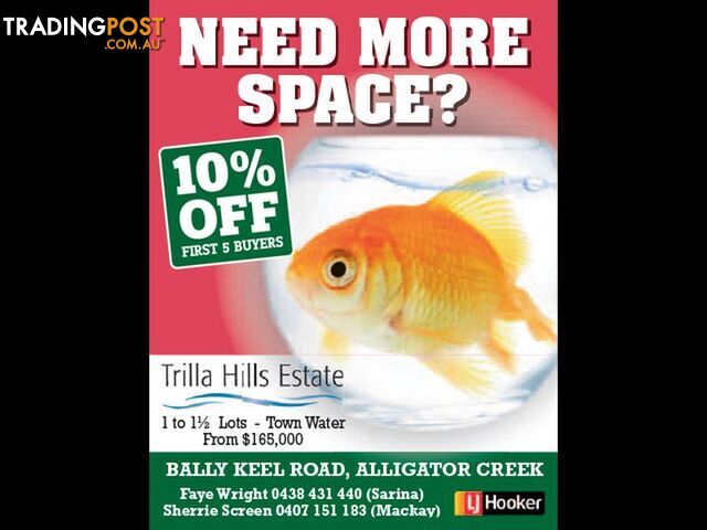 1-46 Trilla Hills Estate Bally Keel Road ALLIGATOR CREEK QLD 4740