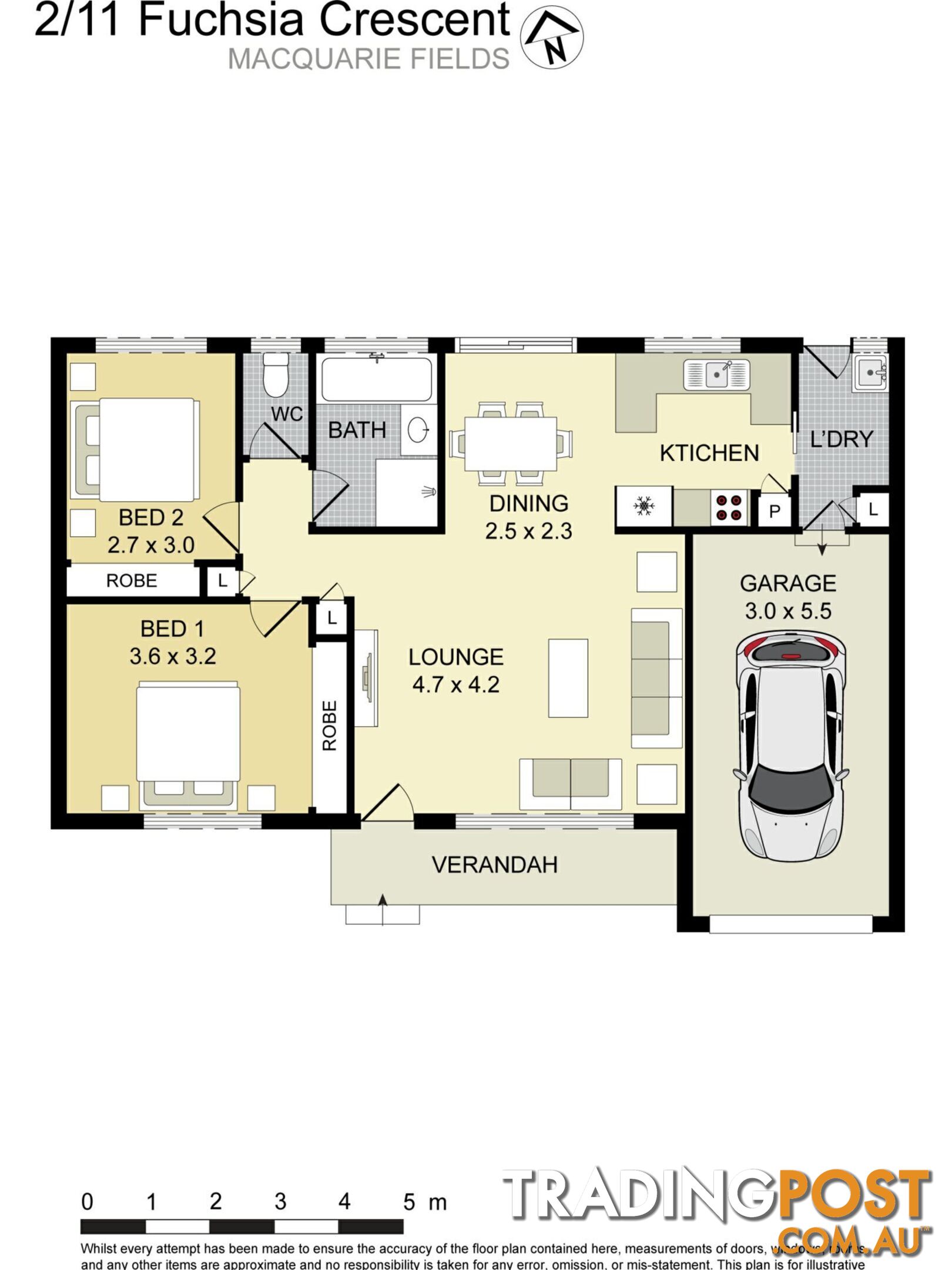 2/11 Fuchsia Crescent MACQUARIE FIELDS NSW 2564