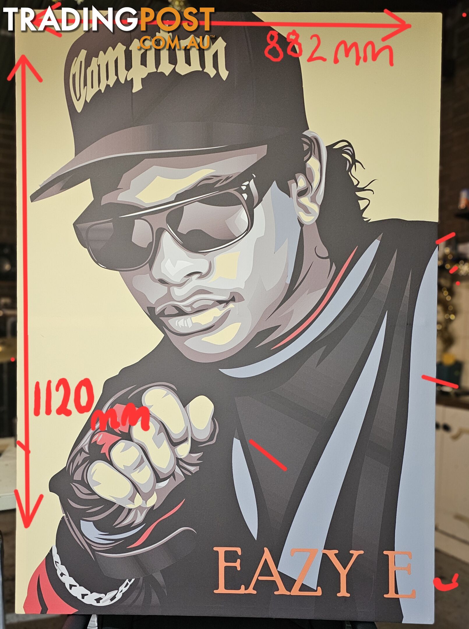 Eazy E Canvas Portrait