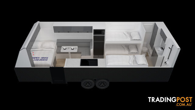 HOME GROWN SEMI OFF ROAD 22`6 TRIPLE BUNK