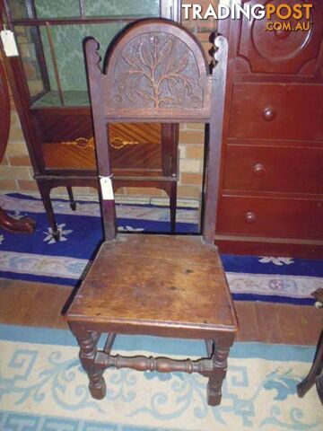 Chair, C1670, Oak, Slat Back, Yorkshire, 339674