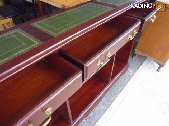 Hall Table, Leather Top, Mahogany, 369970