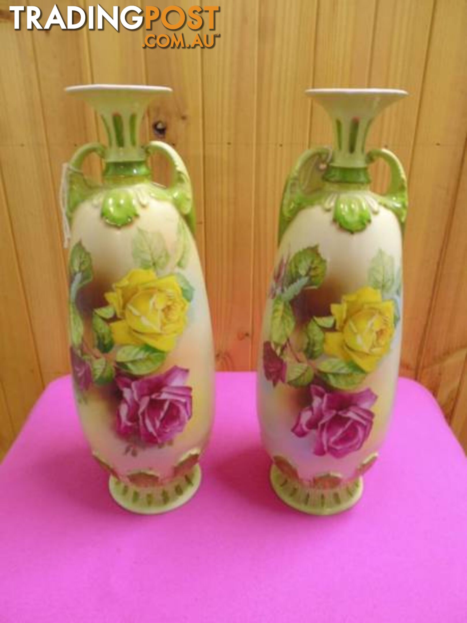 Vase x2, Floral, 363152