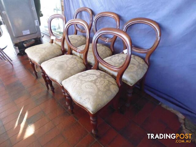 6 Chairs, Balloon Back, Victorian, Cedar, 367520