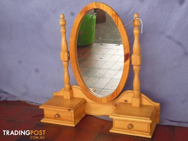 Pine Mirror on stand - 369732