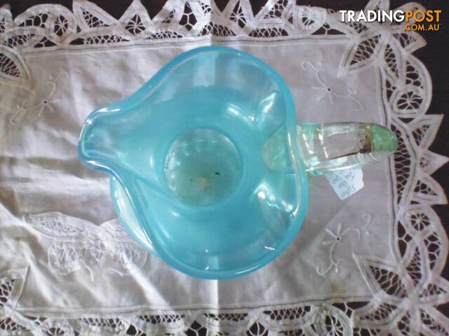 Blue Blown Glass Jug, 369566