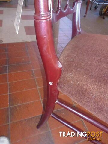 Chairs x 4, Spindle Back Rosewood 364724