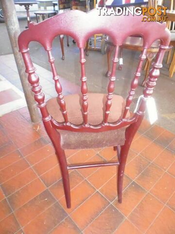 Chairs x 4, Spindle Back Rosewood 364724