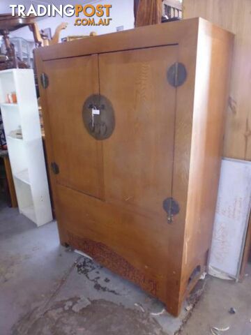 Chinese Wardrobe, 2 Door, with Bins, 368527