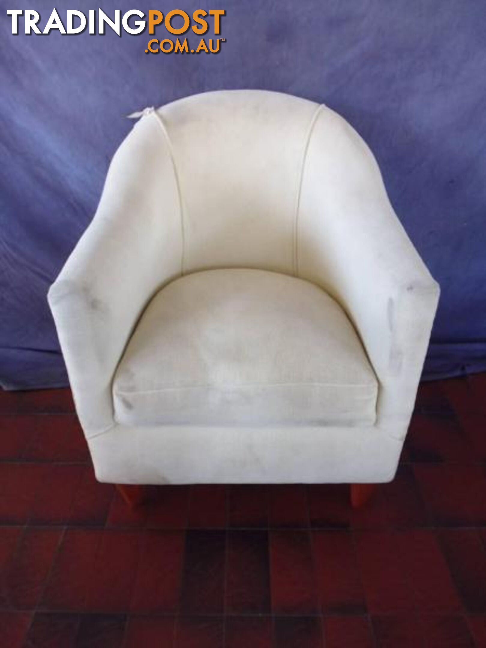 Tub Chair, White, 365700