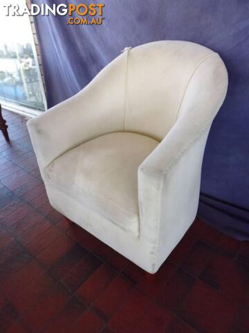 Tub Chair, White, 365700