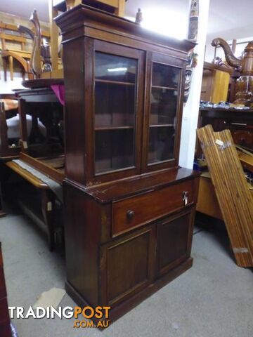 Bookcase, Secretaire, Victorian, 366394