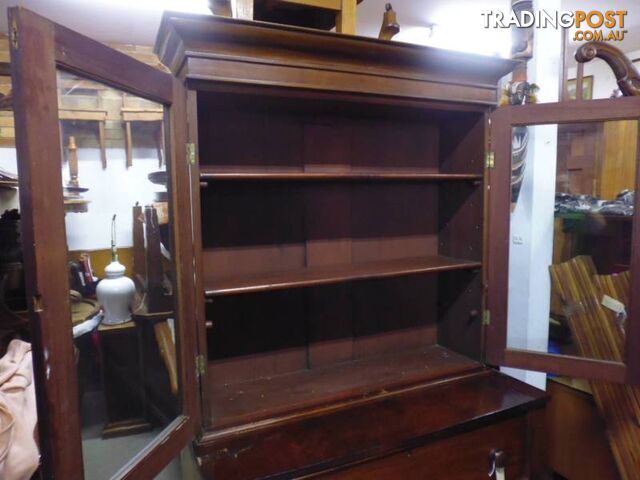 Bookcase, Secretaire, Victorian, 366394