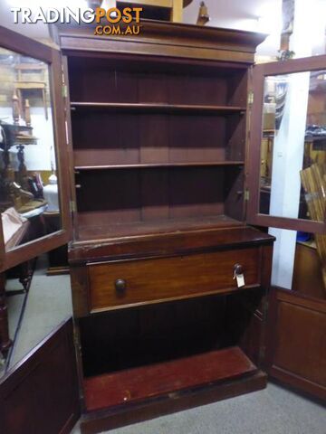 Bookcase, Secretaire, Victorian, 366394