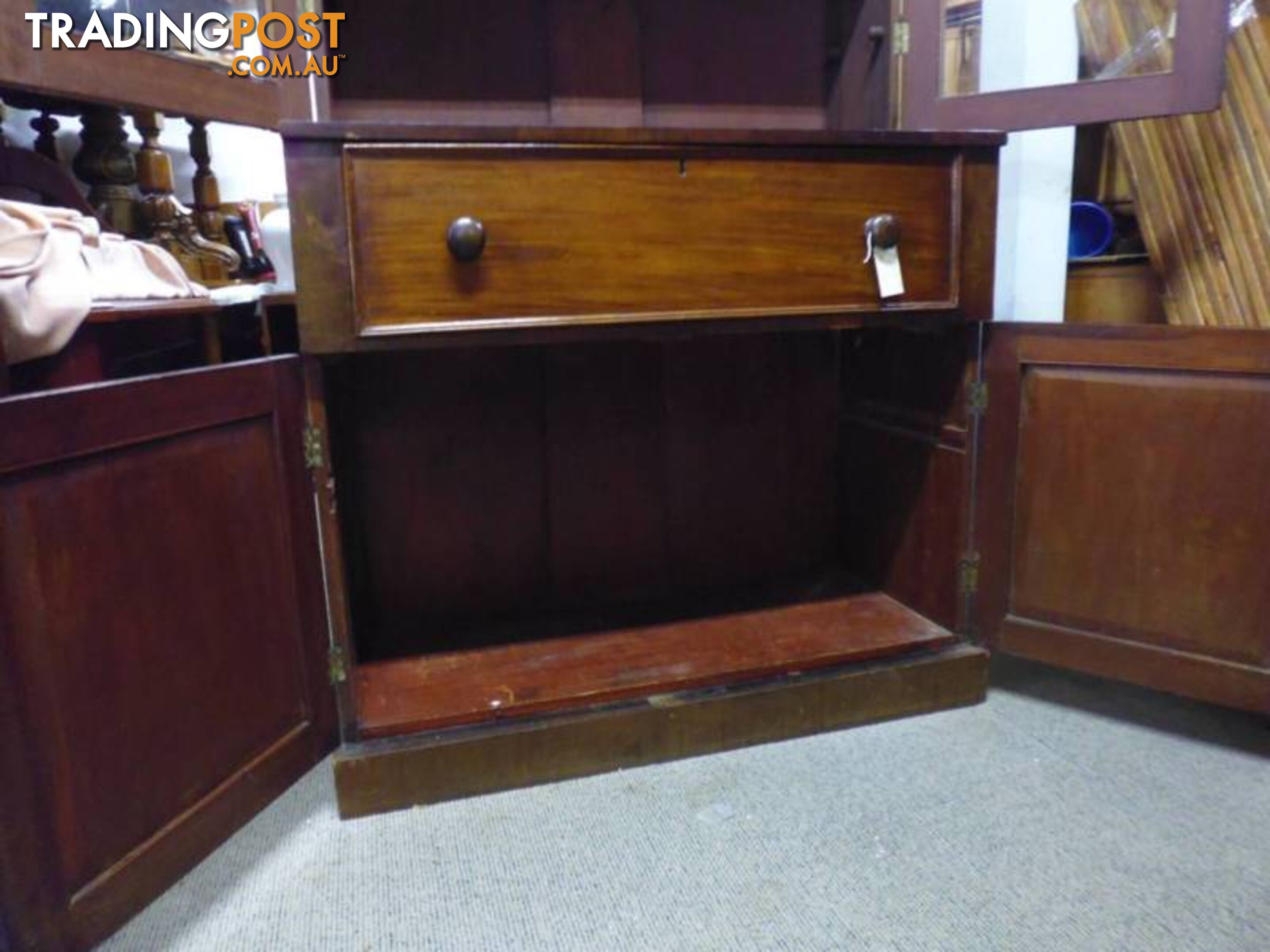 Bookcase, Secretaire, Victorian, 366394