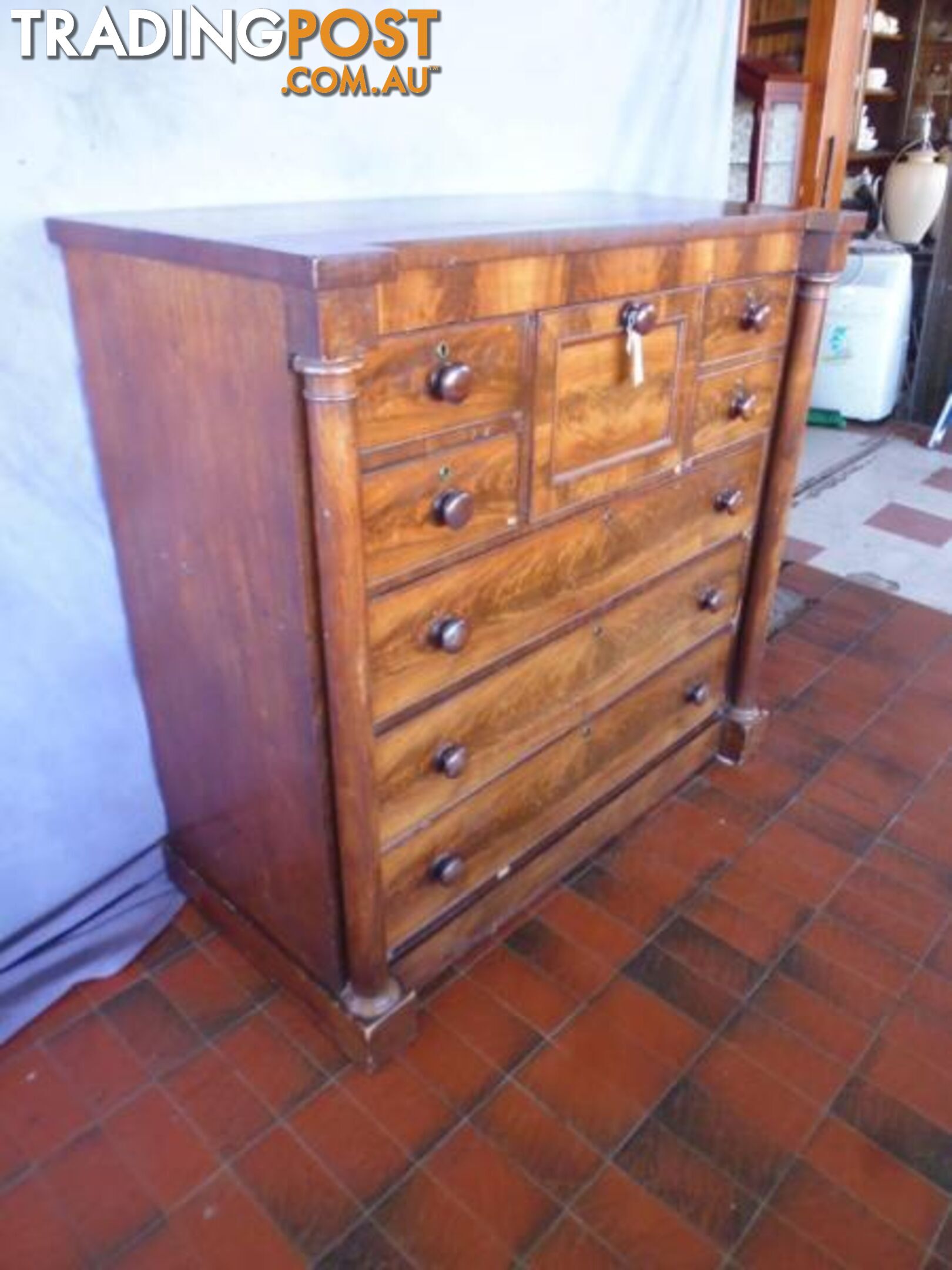 Chest of Drawers, Victorian, 7 Drawers, 364806