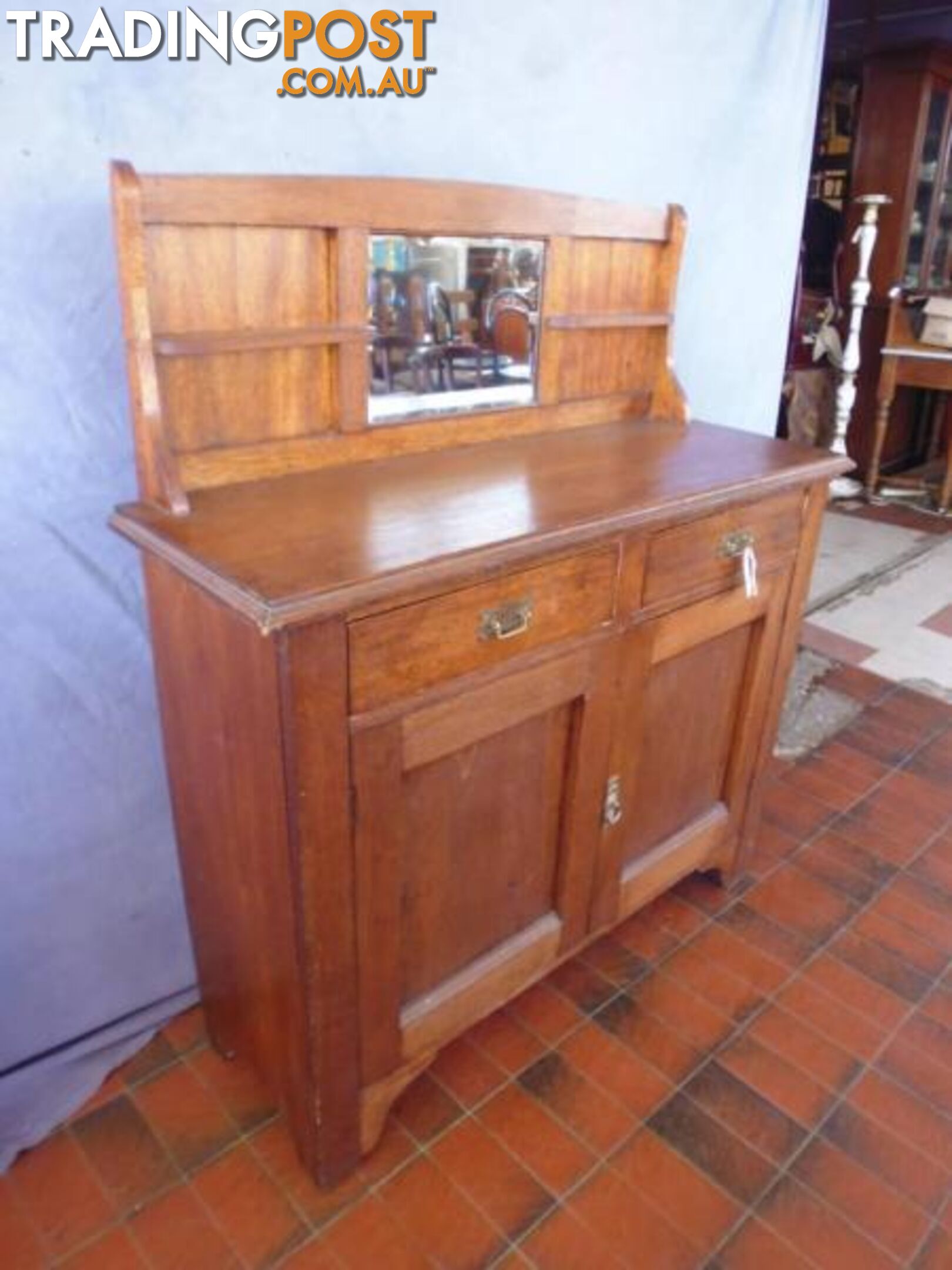 Sideboard, Oak, Mirror Back, 368788