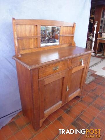 Sideboard, Oak, Mirror Back, 368788