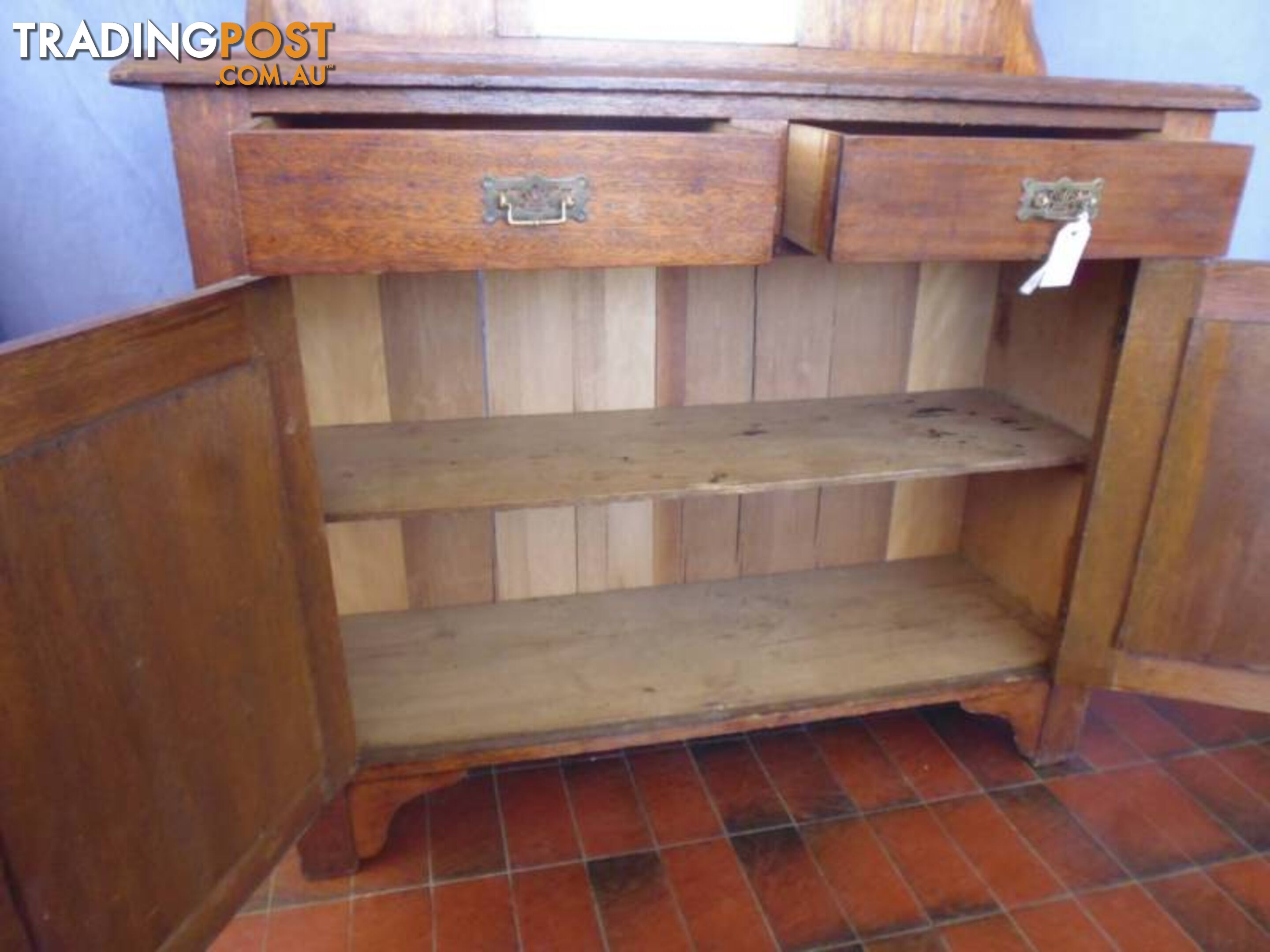 Sideboard, Oak, Mirror Back, 368788