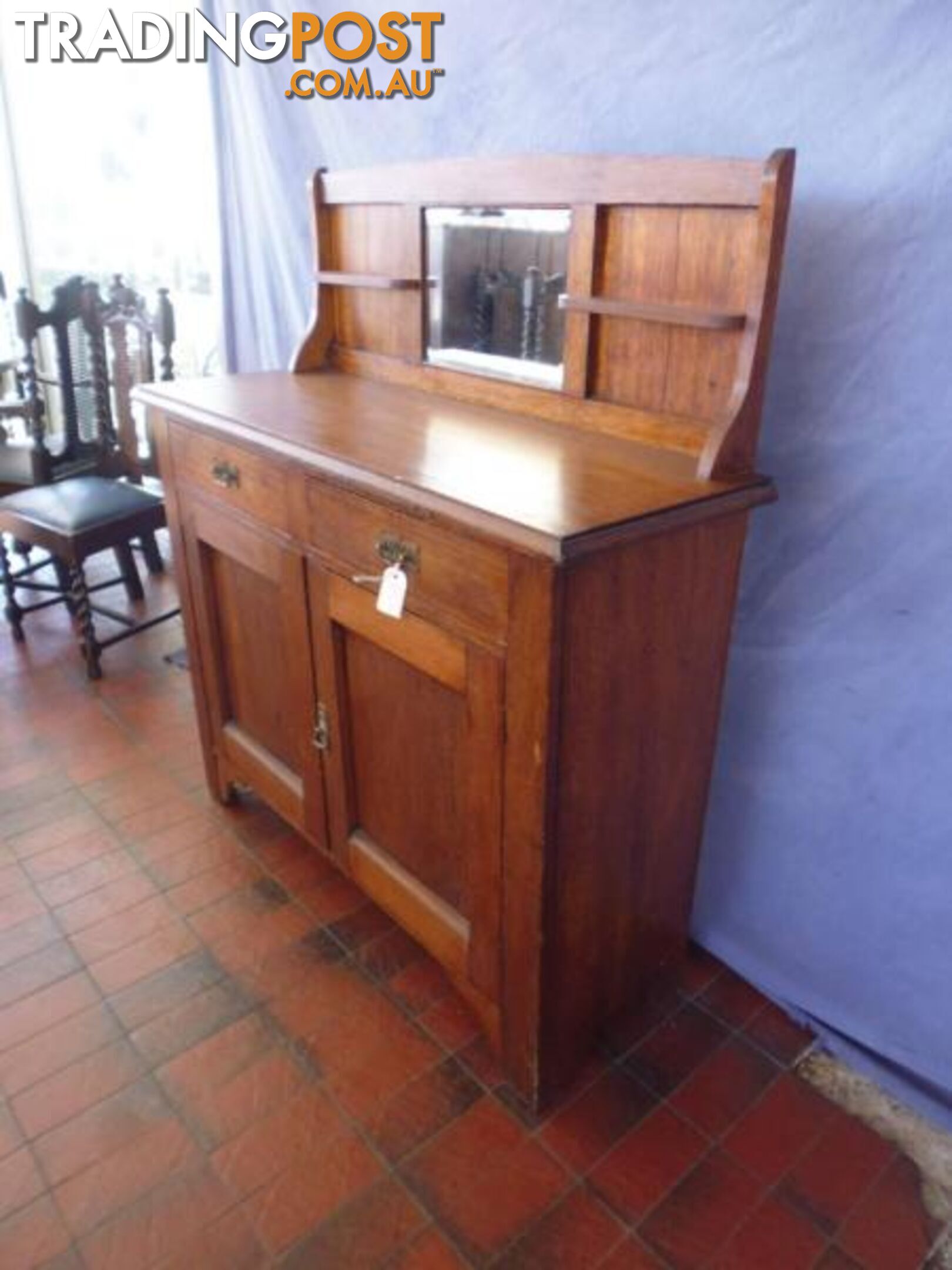 Sideboard, Oak, Mirror Back, 368788