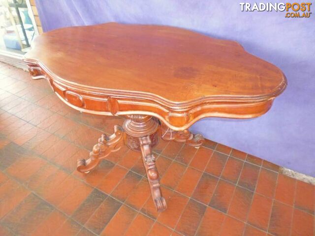 Table, Pedestal,Oval, 2 drawers 363624