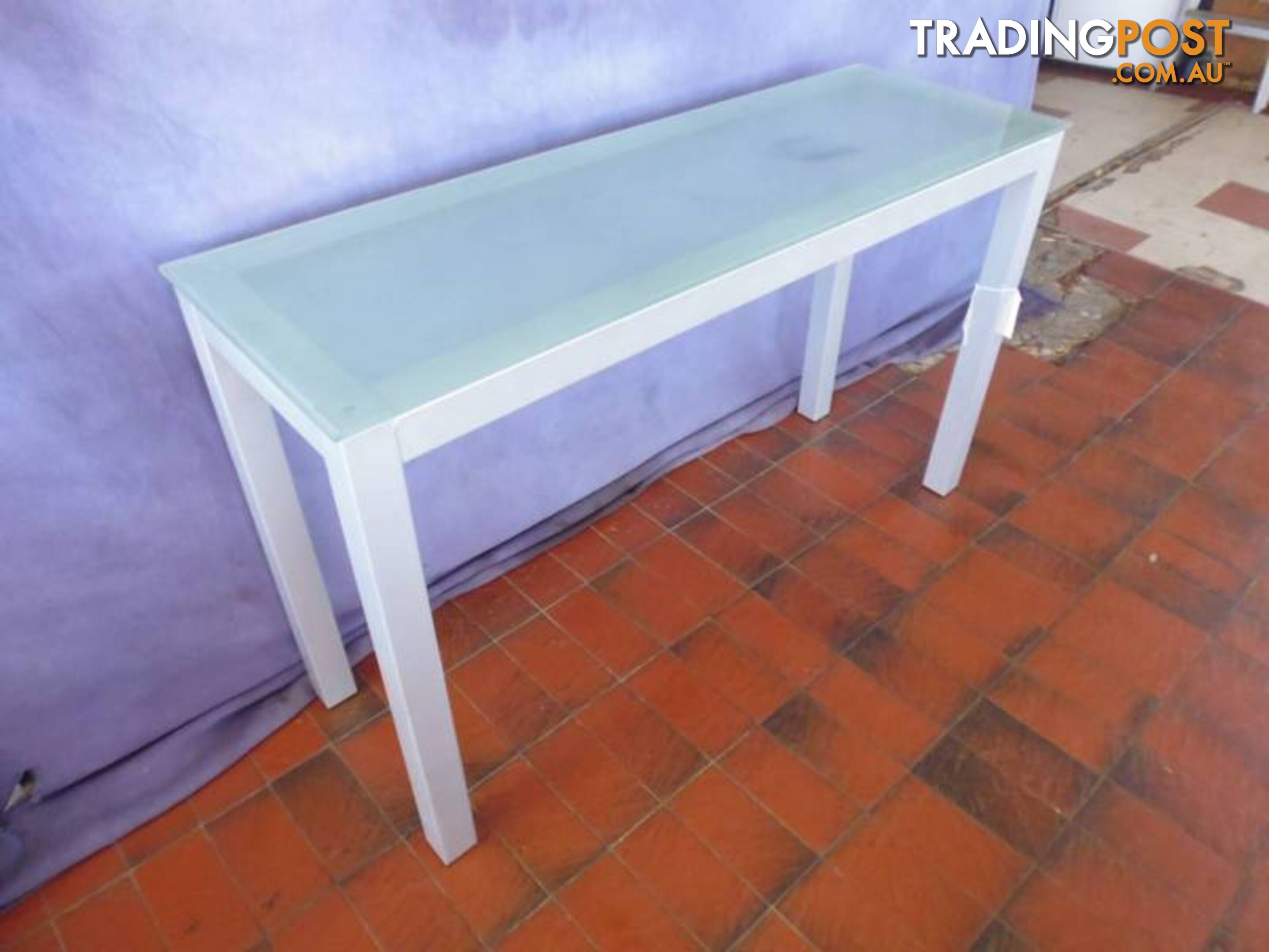 Hall Table / Console, Glass Top, 365581