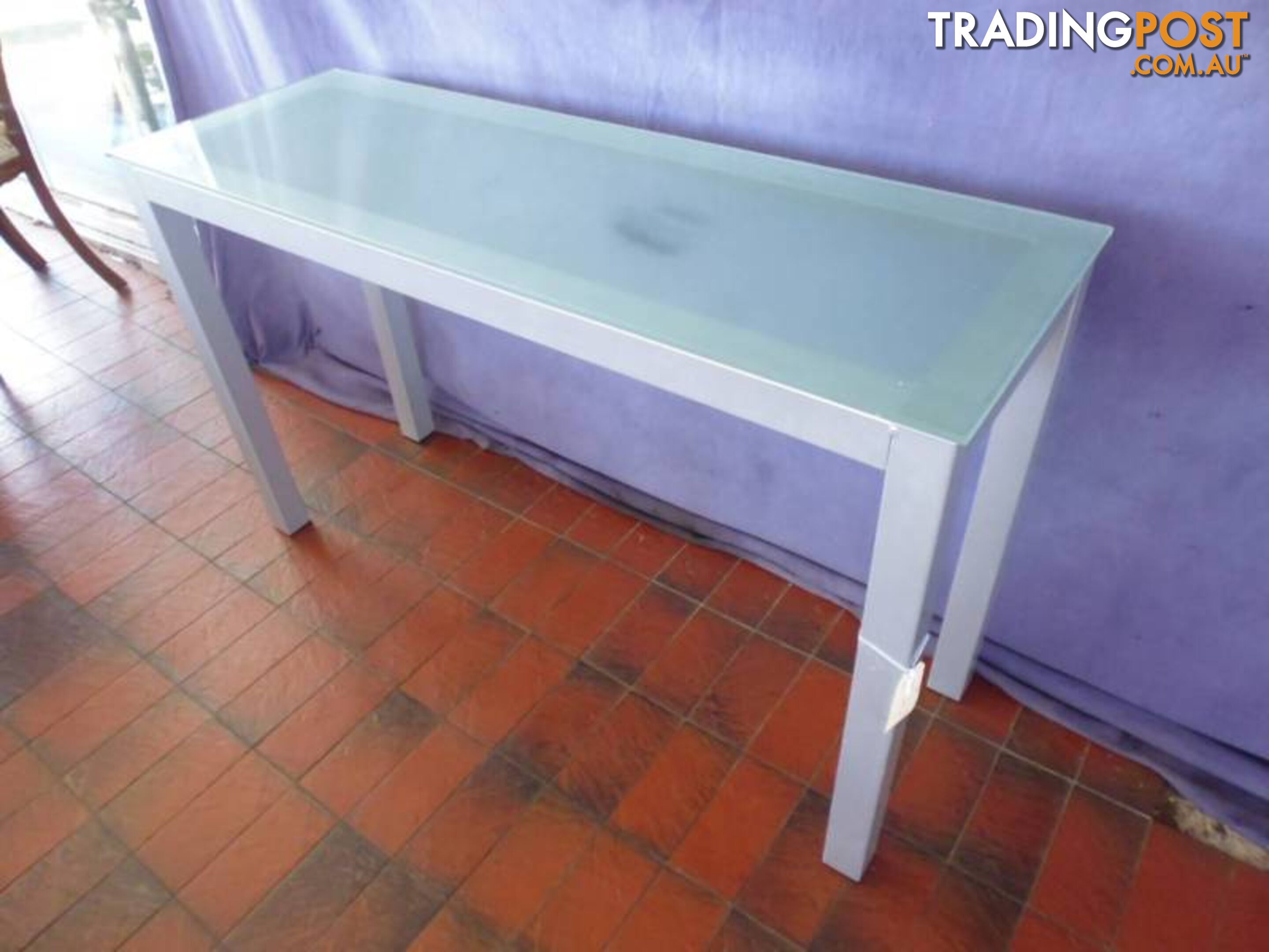 Hall Table / Console, Glass Top, 365581