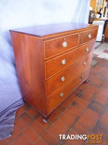 Chest of Drawers, Georgian 5 Drawer, C 1820, 366674