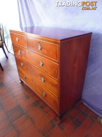 Chest of Drawers, Georgian 5 Drawer, C 1820, 366674