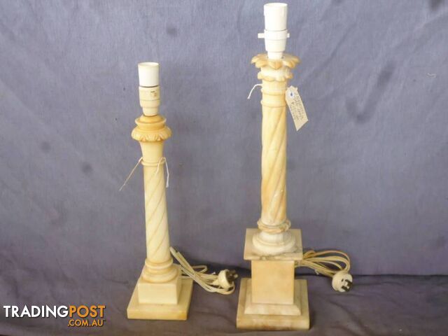 Lamp Bases 2 Alabaster - 369309