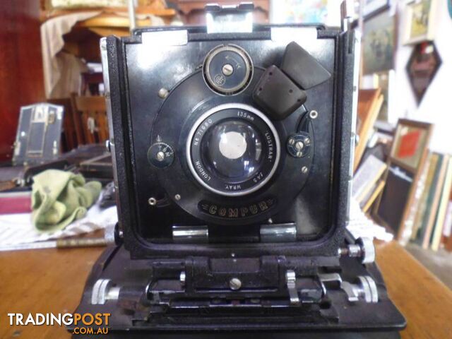 Camera Antique Compur Slide with slides 362156