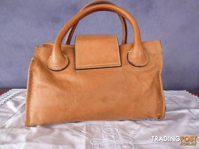 Authentic ChloŽ Edith Satchel Bag, Leather