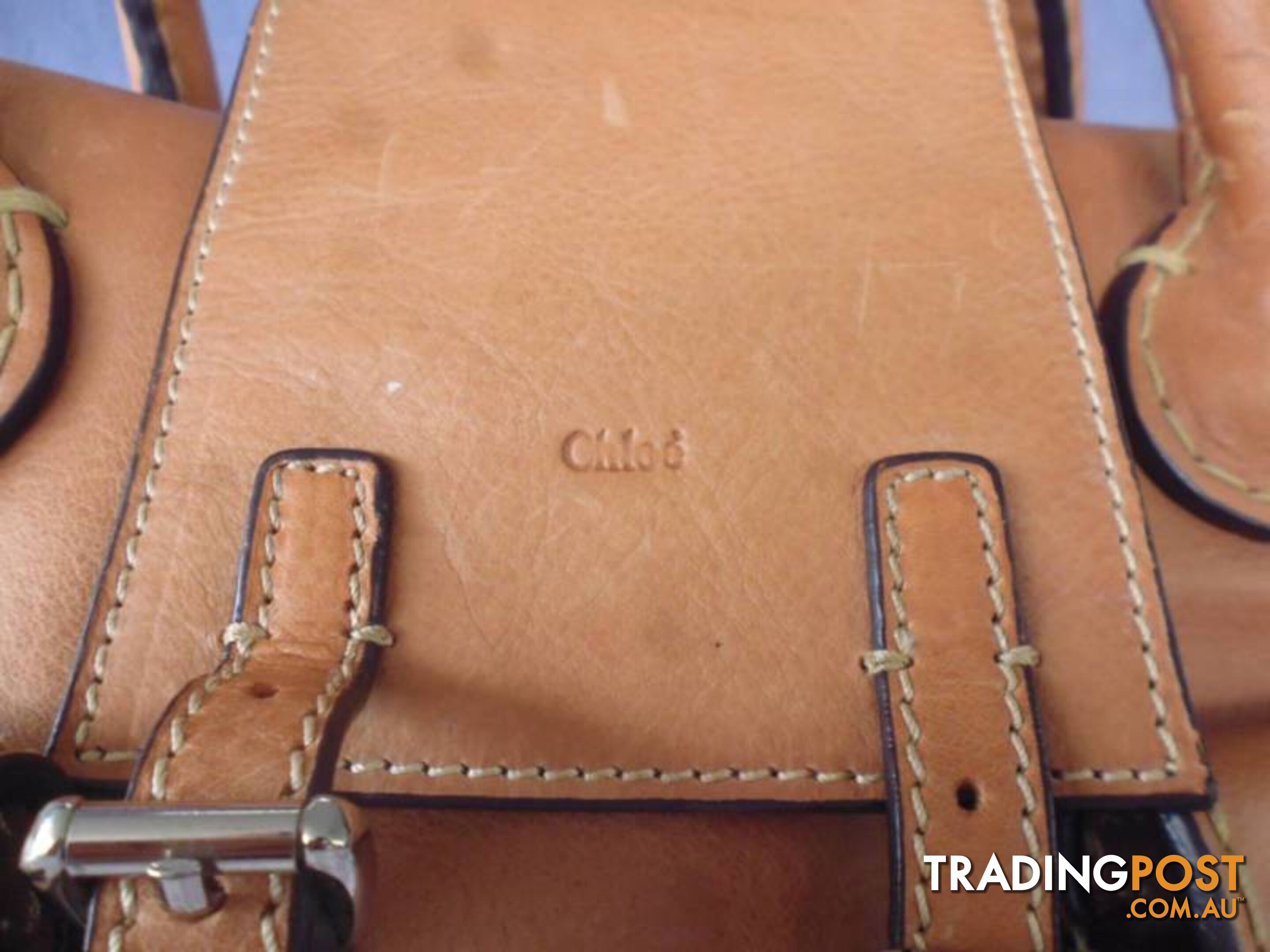 Authentic ChloŽ Edith Satchel Bag, Leather