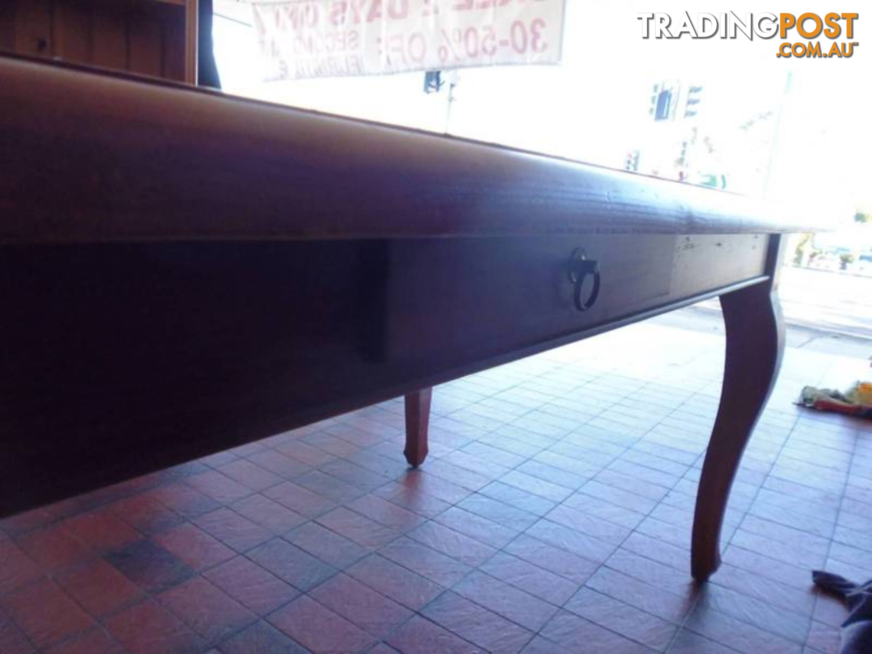 Dining table, Oval, Sabre Legs, Drawer in the side 364644