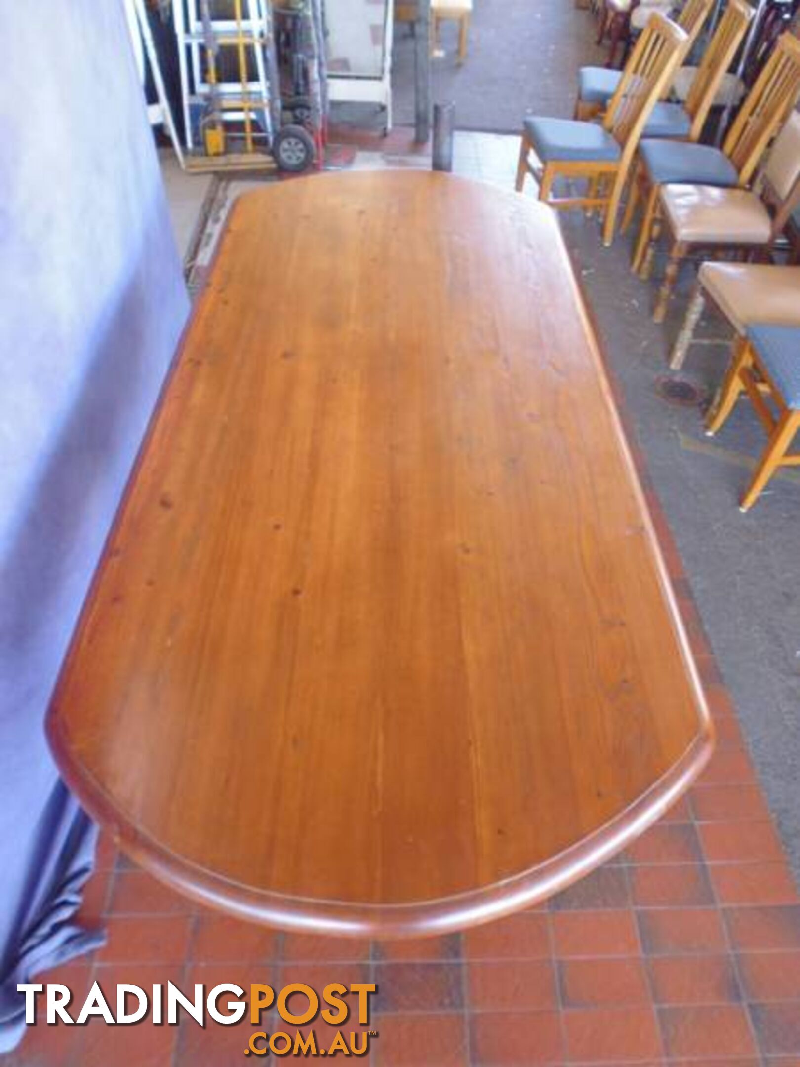 Dining table, Oval, Sabre Legs, Drawer in the side 364644