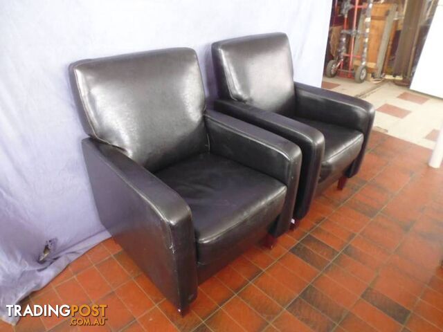 Chairs, 2, Black Leather, 368562 - photo 2 of 6