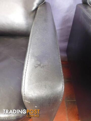 Chairs, 2, Black Leather, 368562 - photo 4 of 6