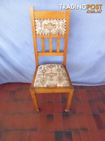 6 Chairs, Tall Back, Oak, 370176