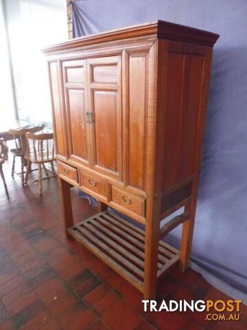 Cabinet, Chinese Rosewood, 2 Door, 3 Drawer, 368525