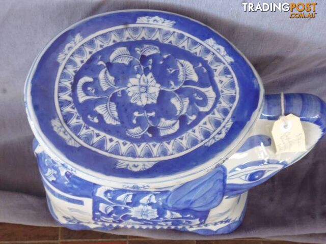 Elephant Ceramic / Blue and White - 369622 - photo 2 of 3