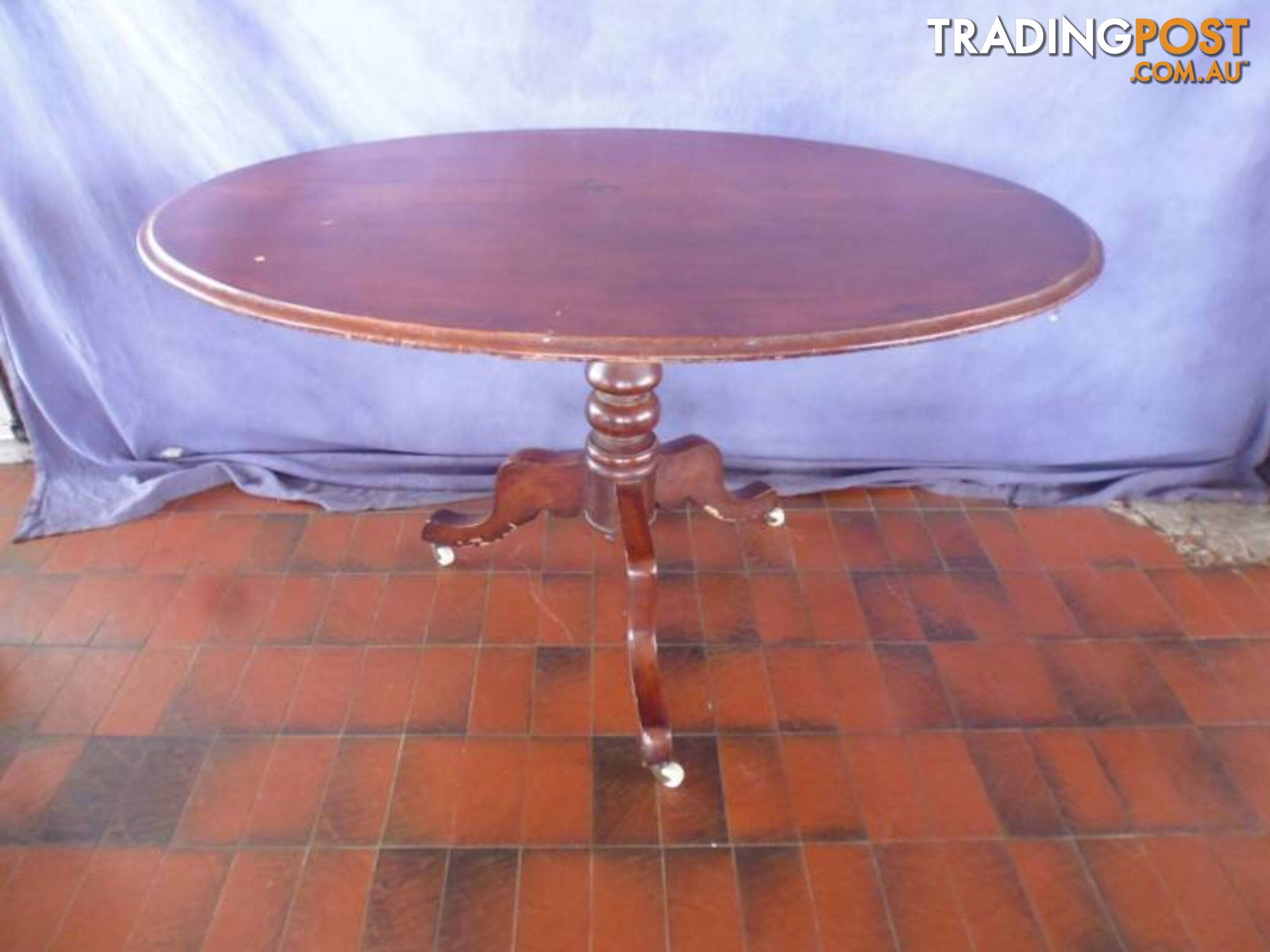 Victorian Table, Oval, Pedestal, 365752