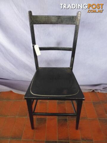 Chair, Black, Spindle Back, 359393
