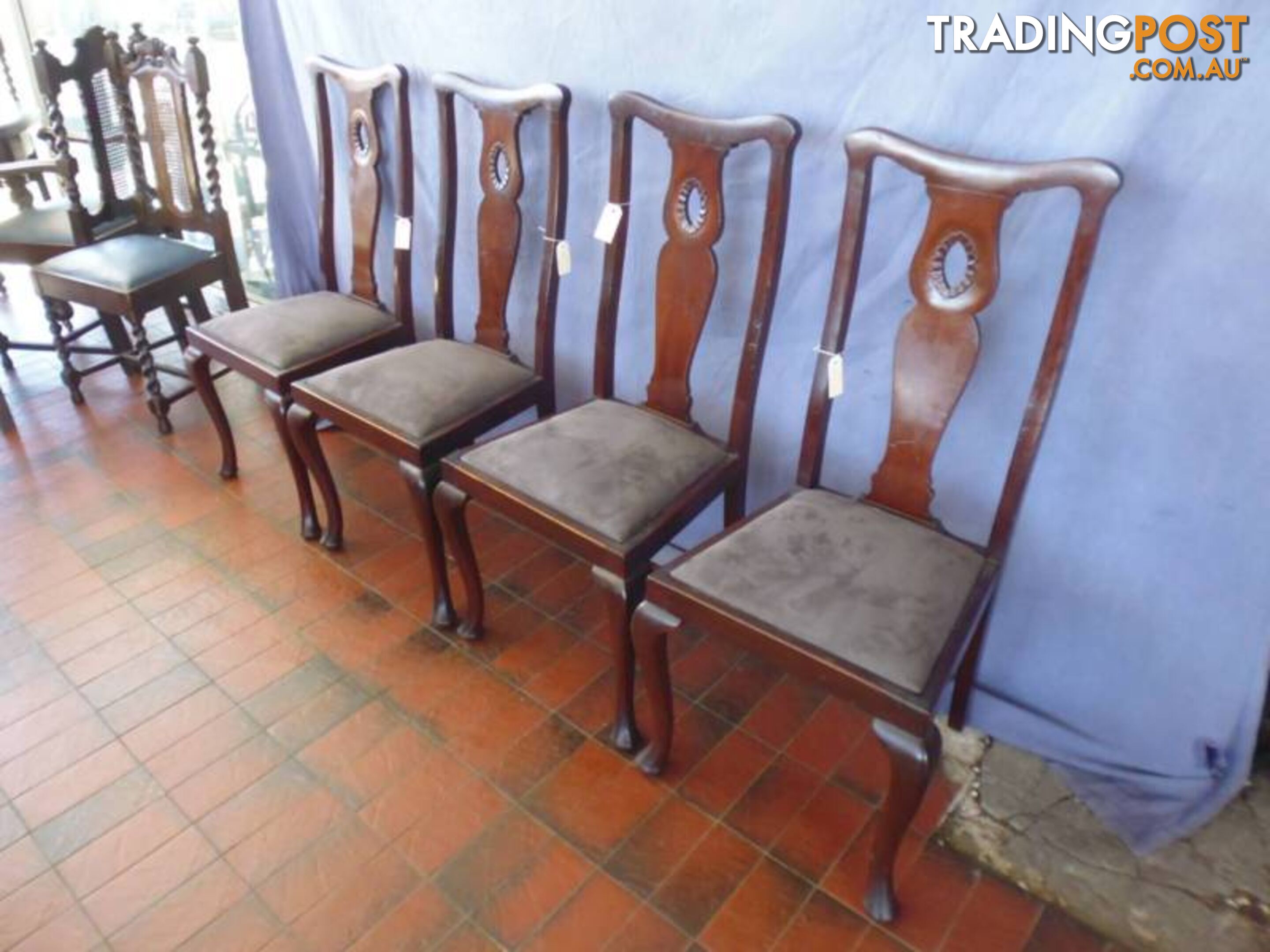 Chairs, 4, Cabriole Legs, 368757