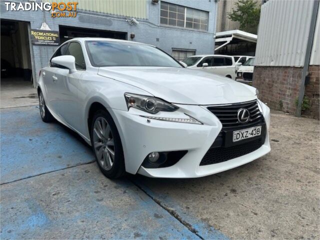 2013 LEXUS IS250 SPORTSLUXURY GSE30R 4D SEDAN