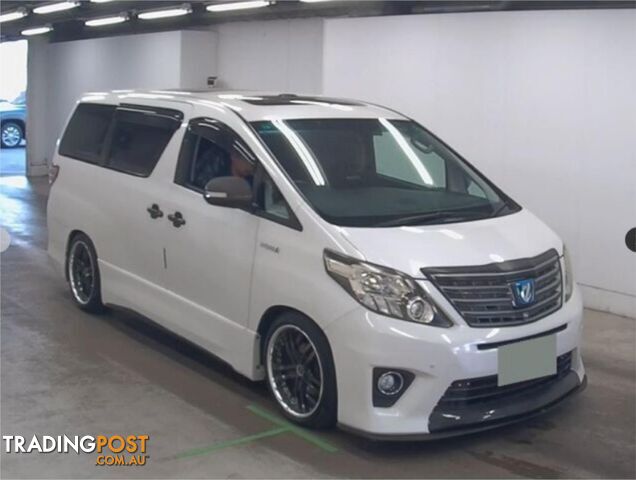 2012 TOYOTA ALPHARD SRCPACKAGE ATH20 5D WAGON
