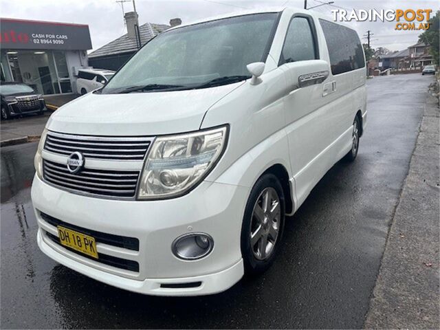 2007 NISSAN ELGRAND HIGHWAYSTAR E51 5D WAGON