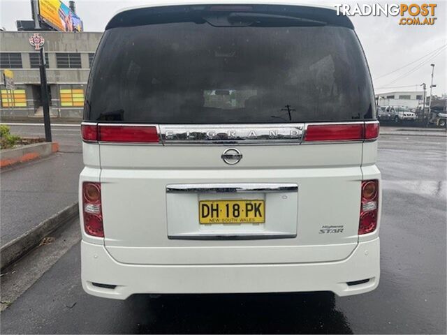 2007 NISSAN ELGRAND HIGHWAYSTAR E51 5D WAGON